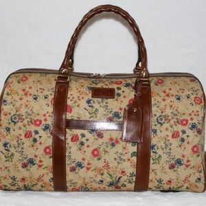 NWT Patricia Nash Avola Trolley Wheeled Duffle Bag Luggage